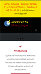 Mobile Screenshot of lames-umzuege.de